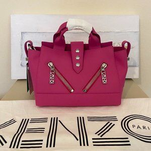 Kenzo Pink Gommato Leather Mini Kalifornia Tote